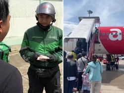 Driver Ojol Thailand Ambil Pesanan Nasi Hainan di Singapura Sengaja Disewa Sultan