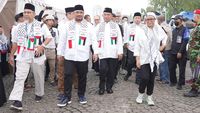 Lihat Lagi Momen Menag Ikut Serta dalam Aksi Bela Palestina di Monas