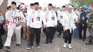 Lihat Lagi Momen Menag Ikut Serta dalam Aksi Bela Palestina di Monas