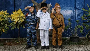 Foto Seri Calon Pahlawan Masa Depan Versi Anak-anak TK