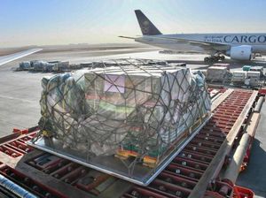 Pesawat Saudi Terbang ke Mesir, Bawa 35 Ton Bantuan untuk Gaza