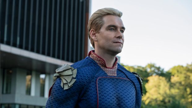 Antony Starr sebagai Homelander dalam episode 8 serial Gen V. (Amazon Studios/Prime Video)