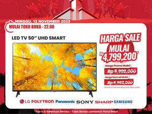 Besok ke Transmart Full Day Sale! Beli LED TV 65 Inch Hemat Rp 3,5 Juta