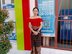 Petugas SPBU Pakai Kebaya-Sarung Lamaholot: Penenun Juga Pahlawan