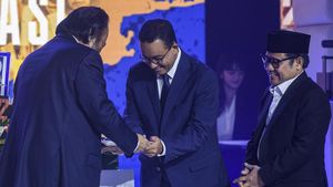 Momen Anies dan Cak Imin Hadiri HUT ke-12 NasDem