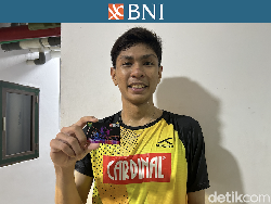 Arga Sigfar Juara BNI Sirnas A DKI Jakarta 2023 meski Sempat Tak Pede