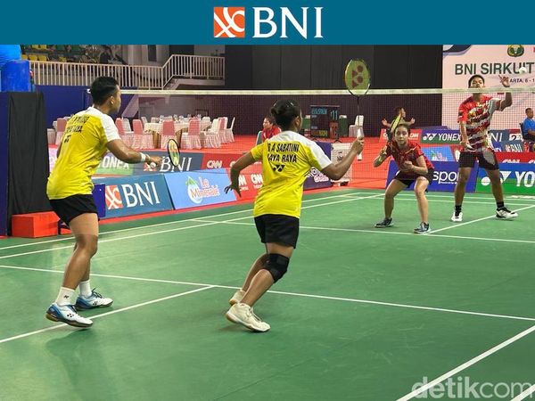 Foto: Final BNI Sirnas Jakarta, Bimo/Ziya Kalahkan Kleopas/Rachel