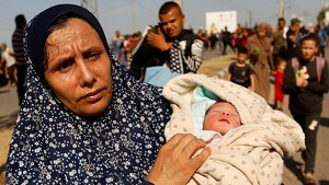 Gegara Serangan Israel, Bayi Baru Lahir Terpaksa Ikut Mengungsi