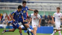 Dengan kemenangan ini, Jepang sementara ini ada di posisi teratas Klasemen Piala Dunia U-17 Grup D dengan raihan tiga poin. Polandia ada di posisi terbawah dengan 0 poin. Argentina melawan Senegal baru kickoff pada pukul 19.00 WIB. Antara Foto/Wahyu Putro A. 