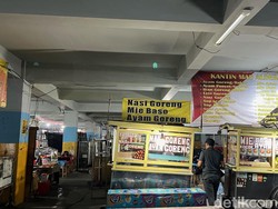 Remang-remang di Area Kuliner Basement Alun-alun Kota Bandung
