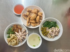 Mantul! Bakmi Ayam Kampung dan Bakso Goreng Viral di Pasmod BSD