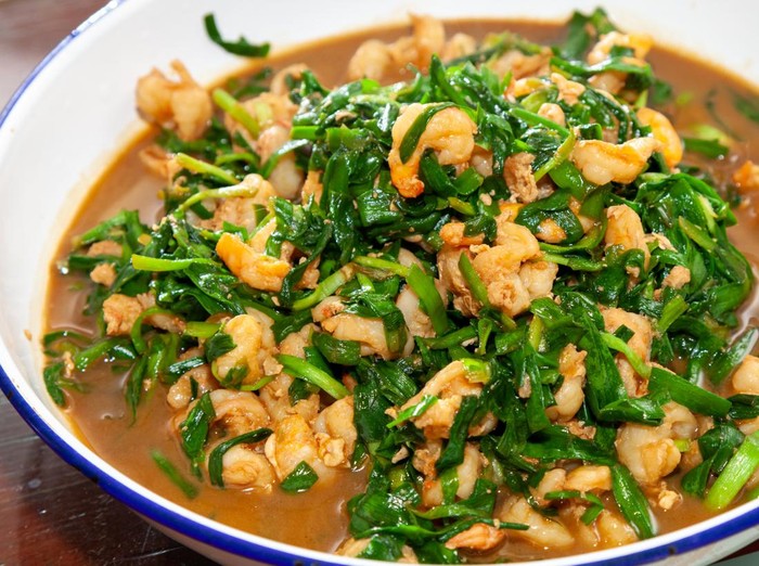 Resep Tumis Udang dan Kucai Bumbu Tauco