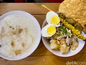 Bubur Ayam Oriental H. Furoda dengan Aneka Topping Menggoda