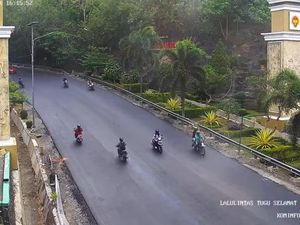 Padat tapi Lancar, Lalin Jogja-Wonosari Sore Ini Didominasi Motor