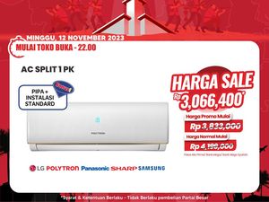 Beli AC 1 PK di Transmart Full Day Sale, Harga Miring Hemat Rp 1,1 Juta
