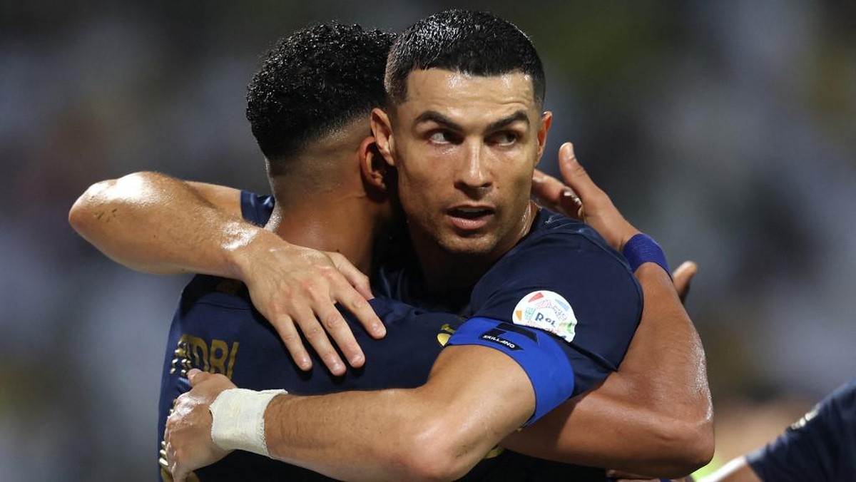 Cristiano Ronaldo dkk menang 3-1 atas Sultan Al Ghanam ( AFP/-)