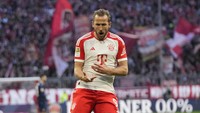 Harry Kane dari Bayern Munich juga sudah mencetak 6 gol sejauh ini. AP/Matthias Schrader