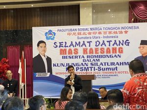 Kaesang Sambangi PSMTI di Medan, Targetkan PSI Raih Suara 8%