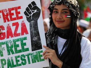 Melihat Aksi Bela Palestina di Berbagai Kota di Indonesia