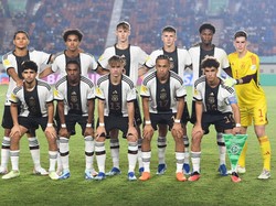Jerman unggul 2-0 lebih dulu di babak pertama, lewat gol Noah Darvich di menit ke-29 dan Max Moerstedt pada menit ke-38. Kemudian, Eric Da Silva Moreira memperbesar keunggulan menjadi 3-0 pada menit ke-53. Meksiko sempat memperkecil skor menjadi 1-3 di menit ke-75.