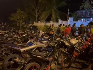 Bikin Resah, Puluhan Motor Pembalap Liar di Pelalawan Ditangkap!