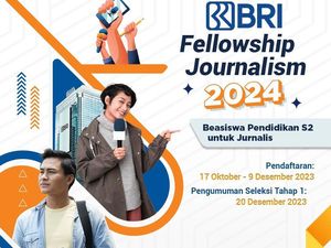 BRI Fellowship Journalism Hadir Kembali, Hadiah Beasiswa S2 BRI Fellowship Journalism Hadir Kembali, Hadiah Beasiswa S2