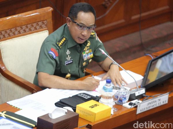 Calon Panglima TNI Jenderal Agus Subiyanto Jalani Fit and Proper Test di DPR