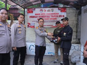 Kapolres dan Jajaran Tinjau 10 Pos Satkamling Aktif Siang Hari