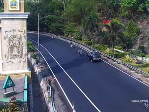 Arus Lalin Jalan Jogja-Wonosari Patuk Pagi Ini Ramai Lancar