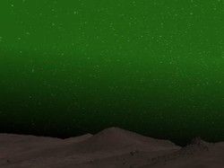 Fenomena Malam Hijau di Langit Mars
