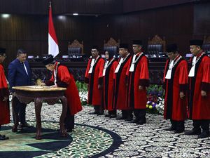 Momen Suhartoyo Resmi Jadi Ketua MK Pengganti Anwar Usman