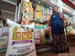 Harga Gula Pasir di Pasar Manis Purwokerto Ngegas, Pedagang Diberi Subsidi
