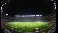 Laga ini digelar di Stadion Gelora Bung Tomo di Stadion Gelora Bung Tomo (GBT), Surabaya, Jatim, Surabaya, Jawa Timur, Senin (13/11/2023).  