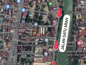 Lusa Jalan Cut Mutia Depan Polresta Banda Aceh 1 Arah
