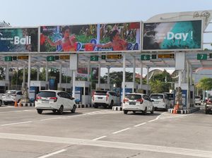 Uji Coba Parkir Nontunai Bandara Ngurah Rai, Transaksi E-Money Naik 41%