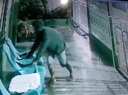 Rumah Kakak Ustaz Somad di Asahan Dimaling, Aksi Pelaku Terekam CCTV