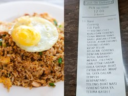 Beri Catatan Panjang ke Penjual Nasi Goreng, Wanita Ini Dikecam Netizen