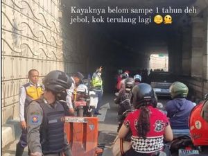 Kesalnya Pemotor karena Macet Parah Mampang Imbas Tutup Got Berulang Lagi Kesalnya Pemotor karena Macet Parah Mampang Imbas Tutup Got Berulang Lagi