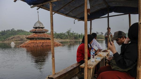 Potret Kampung yang Tenggelam Jadi Objek Wisata di Banten
