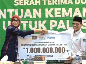 LazisNU Salurkan Bantuan Rp 1 Miliar Danone Indonesia untuk Palestina