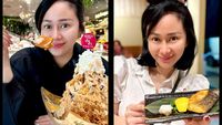Denise Chariesta Lahiran, Sebelumnya Asyik Kulineran Salmon hingga Es Krim