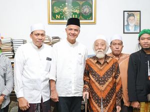 Ganjar Ajak Pemuda Tiru Ulama Abuya Muhtadi, Tak Goyah Diterpa Godaan