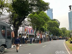 Polisi Tutup Jalan Sekitar KPU RI Malam Ini, Ini Rute Alternatifnya!