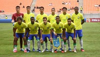 Brasil vs Kaledonia Baru berlangsung di Jakarta International Stadium, Selasa (14/11/20230 sore WIB. Brasil tampil menekan sejak awal laga.