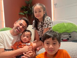 Gemas! Rayyanza Salah Tingkah Ketemu Gempi