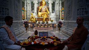 Suasana Diwali di Kuil Hindu Terbesar Kedua Dunia