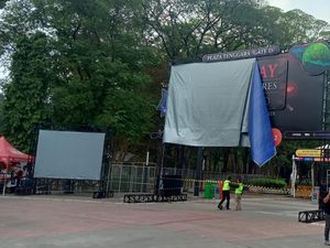 Intip Suasana GBK Jelang Konser Coldplay Besok