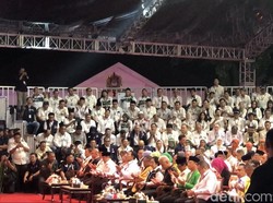 Riuh Seruan AMIN di Sesi Baca Doa Jelang Pengundian Nomor Urut Paslon