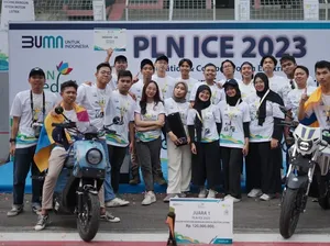 Motor Listrik Unair Sabet Juara Satu di Kompetisi Inovasi Nasional PLN ICE 2023