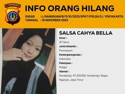 Bantu Cari Lur! Salsa ABG Asal Nganjuk Hilang di Jogja